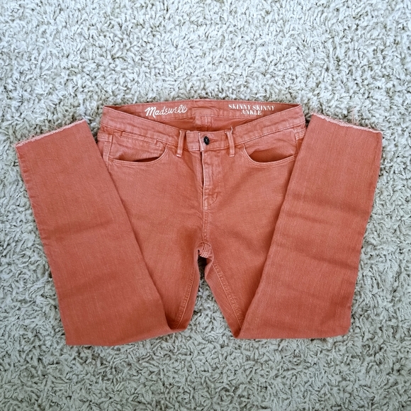 MADEWELL PAPRIKA SKINNY JEANS RAW HEM - Picture 2 of 4